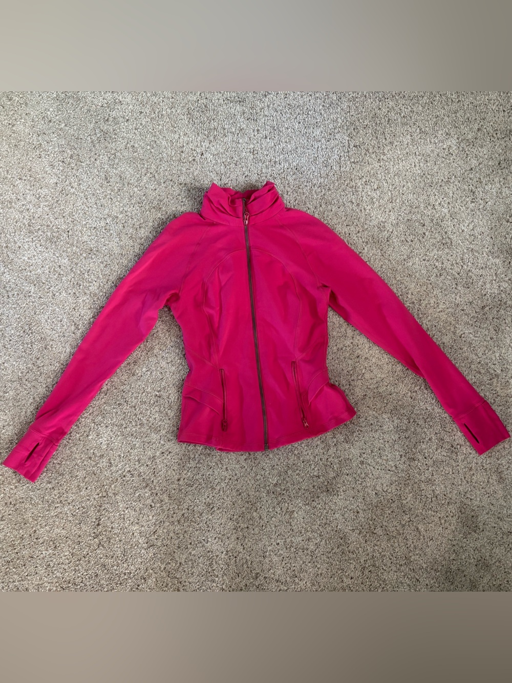 lululemon athletica Bright Pink Zip-Up Define Jacket